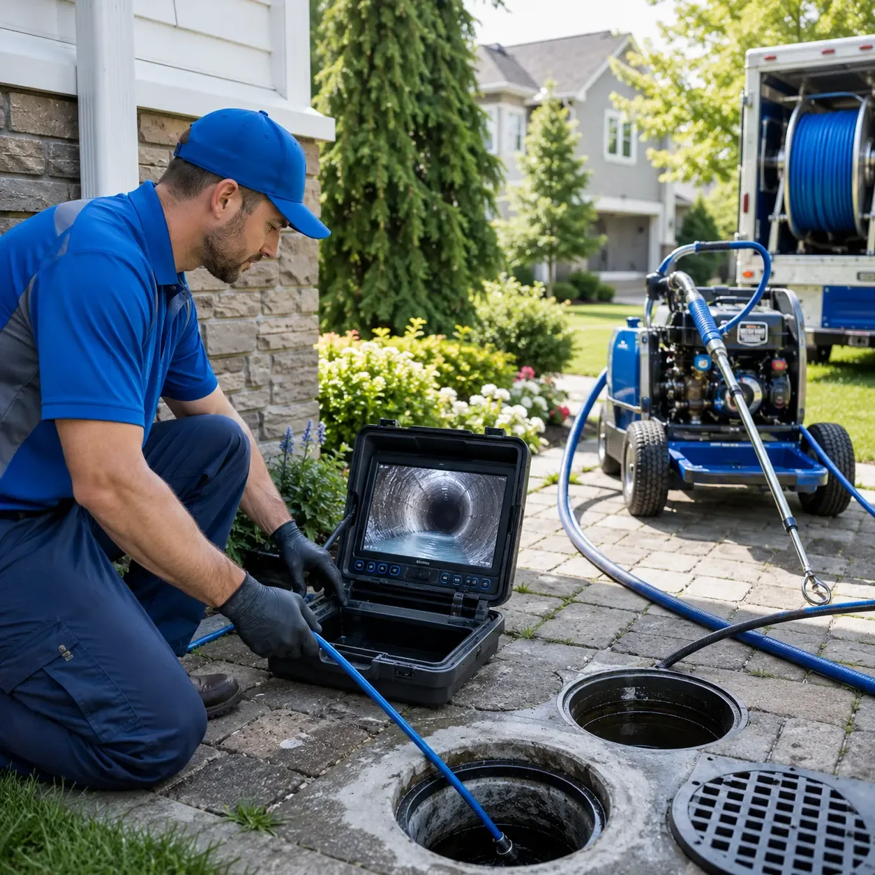 Outdoor drain cleaning professionals serving Worth, IL